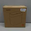 funest Bathroom Small Trash Can with Lid,10L / 2.7 Gallon Slim Garbage Bin Wastebasket with Press Top Lid for Bedroom,Rv,Office,Kitchen,Craft Room