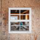 2 Pack Shed Windows 30" W x 36" H Flush Mount, Household Windows for Playhouses, Barns, Chicken Coop