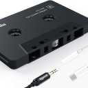 Car Audio aux Cassette Adapter and a Type C to 3.5mm Audio Aux Jack Adapter,Compatible for Google, Samsung, Xiaomi, Huawei All Type C Port Devices.