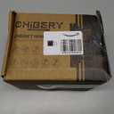 Chibery 3/8 Inch Inset Cabinet Hinges, 25 Pairs(50 Pack) Self Closing Flush Face Mount Hinges with Door Bumper, Variable Decorative Hardware for Bathroom, Furniture, Kitchen Cabinet Doors, Matte Black