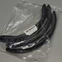 Universal Carbon Fiber Steering Wheel Cover - Non-Slip Anti-Skid Booster Grip for Cars - 2PCS Black Steering Accessories