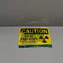 SmartSign - S-8154-PL-10 "Caution - X-Ray Radiation, Please Let Us Know If You Are Pregnant" Sign | 7" x 10" Plastic Black on Yellow