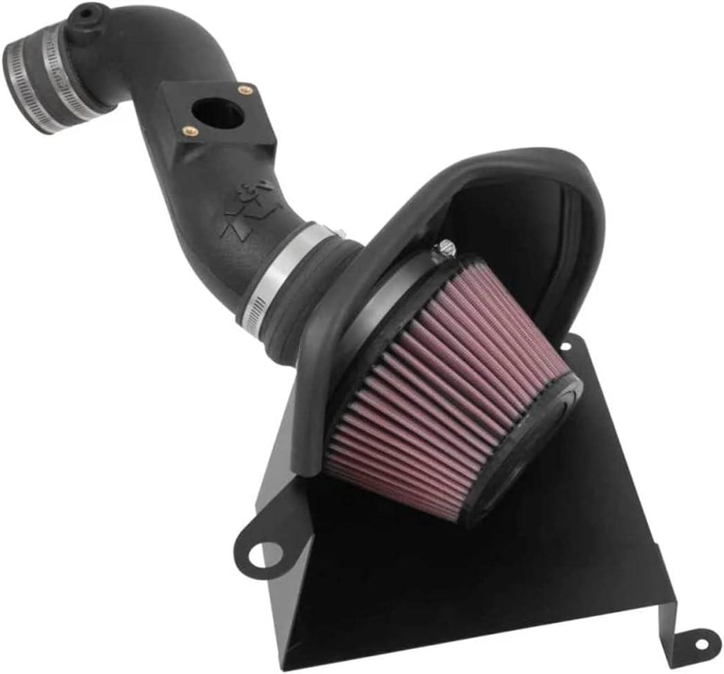 K&N Cold Air Intake System: High-Flow Air Filter, Increase Performance & Acceleration: Compatible with 2016-2021 HONDA: Civic, 63-3517