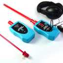 allsun Ultrasonic Leak Detector Diagnostic Stethoscope 36-44kHz Air/Contact Probe,Kit w/Rotary Volume,Tone Generator,Find Vacuum Gas Seal Faults,Auto& Industrial Leak Detection Tool