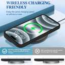 OOK Floral Case for iPhone 16 Pro Max Case, Cute Sunflower Floral Blooms Design Soft TPU Shockproof Protective for Women Girls Phone Cover - Black Flower