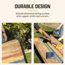 EastPoint 2'x3' Cornhole Board Set - 8 Bean Bags, Engineered Wood, Sunset - Lightweight Portable Design for Yard Games - 12 Oz Bean Bags for Toss Game - Durable MDF Boards for Backyard Games