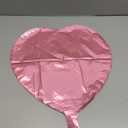 Boland - Heart balloon, size 40 x 45 cm, balloon, suitable for air and helium, includes a straw to inflate it, decoration, gift, birthday (Ros)