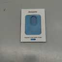 Magnetic Wallet Cell Phone Card Holder for Phone Case with Mag-Safe, Stronger Magnetic RFID Leather Phone Wallet Stick on Series of iPhone 17/16/15/14/13/12 and Pro/Promax, Light Blue