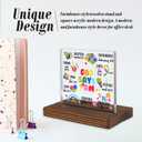 God Says I Am Autism Encouragement Gift, Inspirational Christian Sign for Kids Teens Adults, Religious Affirmation Desk Decor for Neurodivergent Support SWS111