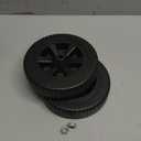 70-05-104 DGF493BNP DGF510SBP Wheels Grill Replacement Parts for Dyna Glo Grill Wheels DGH474CRP DGF510PBP-D DGH450CRP DGB515SDP-D DGF493PNP-D DGC313CNCP DGB463CNP Plastic Black BBQ 2 Pieces