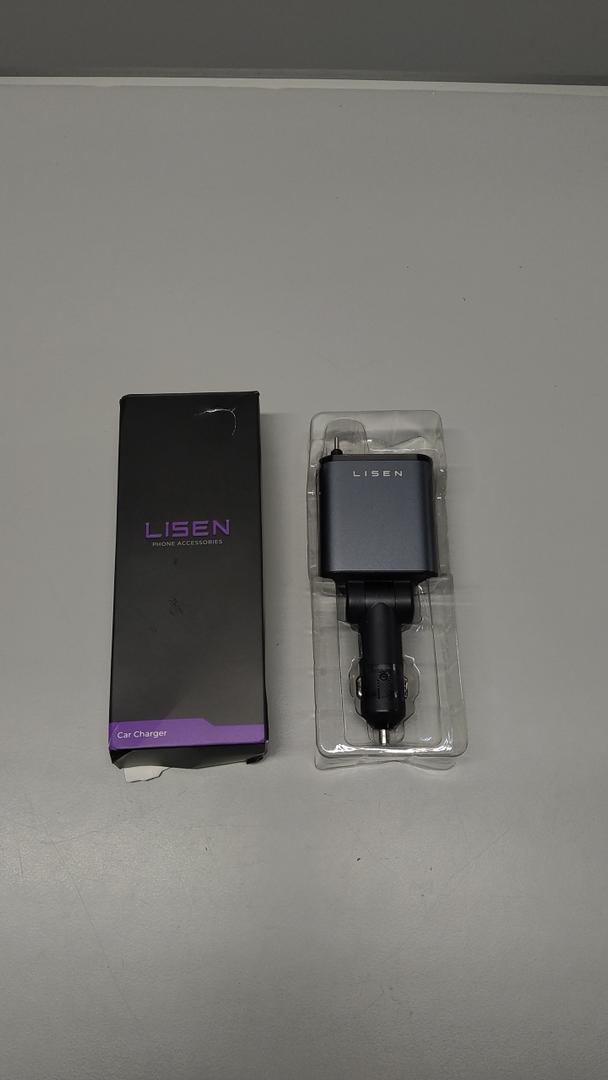 LISEN Retractable Car Charger, 69W Cars Adapter USB C Fast Charger for iPhone 17 Pro Max, Car Accessories for Valentines Day Gifts for him Her Birthday Gifts for Men Women 2026 Tech Gadgets for Men