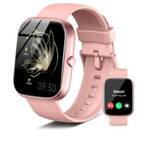 Smart Watch for Women (Answer/Make Call), 1.91"HD Smartwatch with Heart Rate/Sleep Monitor/Pedometer/Calories, 2026 Fitness Watch 110+ Sport Modes IP68 Waterproof Activity Tracker for Android iOS Pink