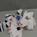 Hanes unisex-baby And Toddler Socks, Non-slip Grip Ankle Socks, Boys' and Girls', Multipacks (2-3T, White/Grey/Navy - 10 Pack)