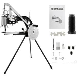 IRONWALLS Leather Cobbler Manual, Heavy Duty Hand Shoe Repair Mending Sewing Machine with Needles, Leather Stitching Sewing Machine for Canvas Cotton Linen, Bags, Cloths, Tents