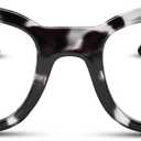 2SeeLife Wide Reading Glasses for Women Medium-Large Fit, Thick & Sturdy Frame, Spring Hinges, Premium Designer Readers, Gray Leopard, +3.50