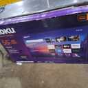 Roku Smart TV  55-Inch Select Series, 4K HDR TV  Roku TV with Enhanced Voice Remote  Flat Screen LED Television with Wi-Fi for Streaming Live Local News, Sports, Family Entertainment