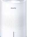 AEOCKY Mist-Free Evaporative Humidifier, No White Dust for Baby, 4.5L Humidifiers with Auto, Dry Filter, Self-Clean, Power & Sleep Mode, Timer for Bedroom, Home, Nursery