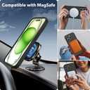 Gatita for iPhone 15 Pro Magsafe, Sturdy Matte Frosted Translucent Minimalist Phone Case with Slick Substantial Protective Plastic Cover for iPhone 15 Pro- Black Translucent