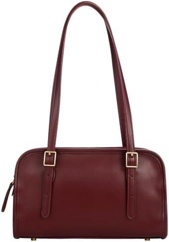 MINKARS Swing Zip Shoulder Bag with Cherry Bag Charm