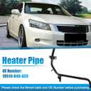 X AUTOHAUX Car Engine Heater Pipe for Honda Accord 2008-2010 for Honda CR-V 2010-2011 for Acura TSX 2009-2010 Heater Water Hose Assembly Replaces 19510-R40-A50 19510R40A50, 0.98"