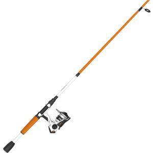 Zebco Roam Spinning Reel and Fishing Rod Combo, 6-Foot Fiberglass Fishing Pole, Split ComfortGrip Handle, Soft-Touch Handle Knob, Changeable Right- or Left-Hand Retrieve