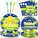 96pcs Pickleball Party Decorations Supplies Pickleball Player Themed Sports Birthday Party Disposable Plates Napkins Set for Baby Shower Brithday Party Decorations Favors Serve 24