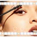 Car Sun Visor Vanity Mirror with Lights, Rechargeable Car Makeup Mirror Accessories, Birthday Gifts for Women Girl, 3 Light Modes, Dimmable Touch Led Screen, Universal for Car Truck (White)