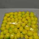 100 Pcs Mini Artificial Lemon Fake Fruit Faux Artificial Simulation Lemon Summer Realistic Kitchen Fruit Decor Lifelike Decoration for Home Kitchen Table, 1. 2 x 1. 8 Inch