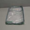 Pendancy Mesh Zipper Pouch 14.8x10.8 in Transparent Lightweight Nylon File Folders, A4 Size Multi-Layer Subject Document Organizer Accessories Storage Bag for Office and School Supplies(Green)