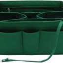 LEXSION Felt Insert Bag Organizer Bag In Bag For Handbag Purse Organizer Fits Speedy Neverful (Green)