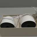 Google Nest Cam Outdoor (Wired, 2nd Gen) - 2 Pack - Security Camera with 2K Video and Gemini, Night Vision, 2-Way Audio - Works with Google Home - 2025 Model - Snow