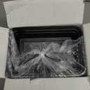 50 Pack (100-Piece) 28 oz Meal Prep Containers Reusable with Lids, Sturdy Leakproof & Food Safe, Microwave, Freezer, Dishwasher Safe Prep Containers, To Go Take Out Plastic Food Storage