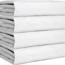 Heavy Absorbency Bed Pad, Washable and Reusable Incontinence Bed Underpads, 34"X36" (4 Pack), Waterproof Mattress Protector