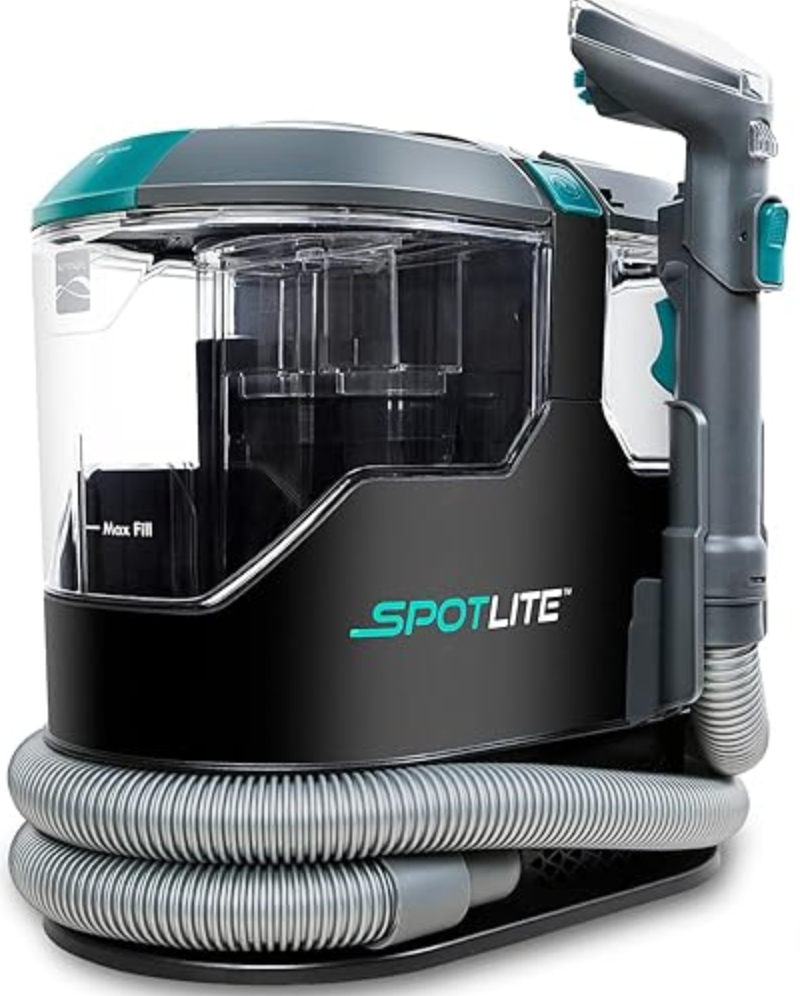 Kenmore KW2001 SpotLite Portable Carpet Spot Cleaner & Pet Stain Remover, 17Kpa Powerful Suction with Versatile Tools for Upholstery, Couches, Car and Auto Detailer, Gray
