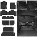 Custom Fit Floor Mats for 2013-2024 Toyota 4Runner 7 Seats
All Weather TPE Floor Liners with Trunk Mat & Backrest Protectors & Door Sill Guard | Odorless Full Set Interior Accessories
