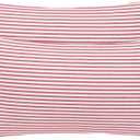 uxcell 2 Pack Woven Striped Lumbar Throw Pillow Cover Set Decorative Cushion Covers Rectangle Farmhouse Pillow Case for Sofa Bedroom Car Red and White 12" x 20"