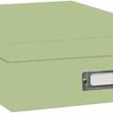 Pioneer Jumbo Scrapbook Storage Box, Sage Green, 14 3/4" x 13" x 3 3/4"