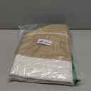 Dahey Jute Spliced Cotton Rope Plant Basket Modern Woven Storage Basket for 12" Floor Indoor Planter, Decorative Flower Pots Cover Laundry Bin with Handle Rustic Home Decor, White and Beige