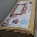 Baby Delight Lunaire Full Size Crib | Breathable Mesh Baby Crib | Tool-Free Assembly Baby Bed | 100% GOTS Certified Organic Cotton Fabric | Organic Mocha