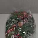 winemana 6 FT Pre-lit Artificial Christmas Garland with 20 LED Lights, Battery Powered with Pine Cones, Red Berries, Pine Needles, Lighted Christmas Garlands for Fireplace Mantle Holiday Decorations