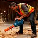 Leaf Blower Air Booster Nozzle Attachment, Compatible with Lb615/765 and Cordless Leaf Blower Air Boosters with 2-4 Inch Round Nozzle Blower Tubes (Black)