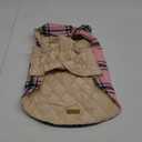 Kuoser Waterproof Dog Coat, Reversible Dog Jacket for Large Dogs, Adjustable Durable Doggie Winter Coat for Groowing Puppies Warm Puppy Cold Weather Apparel, Pink L : Pet Supplies