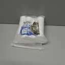 2 x Small Trash Bags 4 Gallon - 100 Count 4 Gallon Trash Bag, Unscented Small Garbage Bags Bathroom Trash Bags, White 4 Gal Trash Can Liners