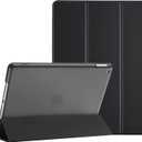 ProCase for iPad 9th/ 8th/ 7th Generation Case 10.2 Inch (2021/2020/2019 Release), 10.2 iPad Case 9th/ 8th/ 7th Gen Cover, Slim Smart Cover with Translucent Hard Shell Back -Shadowblack