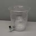 CreativeWare Bark Beverage Dispenser, 2.5 Gallon, Clear, (Pack of 1)