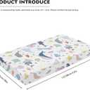 Sea Animals Fitted Crib Sheet for Boys Girls Fish and Octopus Baby Sheet for Standard Crib and Toddler Corals Nautical Aquatic Shells Nursery Bed Mattress Sheets 28"x52"