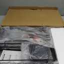 ODesign 3 Tier Height-Adjustable Shower Caddy Hanging Hanger Anti-Swing-Over The Shower Head Caddy-Shower Storage Organizer Bathroom Shelves Basket Shower Caddies-Black,11.9" x 4.84" x 36.2"