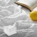 BEDELITE 100% Cotton Muslin Blankets for Adults - 4-Layer King Size Breathable and Lightweight Gauze Blanket for Couch, Bed, Travel and Summer, Soft & Cozy Gift for Women, White, 108"x90"