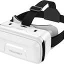 TECKNET VR Headset for Phone, Virtual Reality Headsets with HD 110FOV Anti-Blue Light Lenses & Adjustable Gears, 3D VR Headset for Kids Compatible iPhone Samsung Android 4.7-7.2"