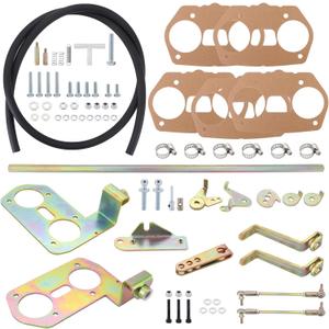 KIPA Carburetor mounting hardware linkage kit for VW Beetle T1 T4 40 44 48 IDF Carburetor Hex Bar Offset Manifold